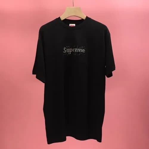 Supreme 2019 Mens Printing Logo Cotton Short Sleev… - 1