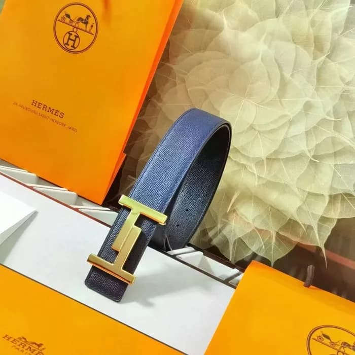 Hermes 2022 Mens Leather Belt - 에르메스 2022 남성용 양면 레… - 1