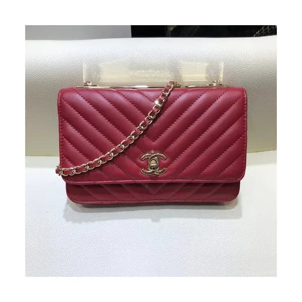 Chanel 2019 WOC Chain Cross Bag,19CM - 샤넬 2019 WOC… - 1