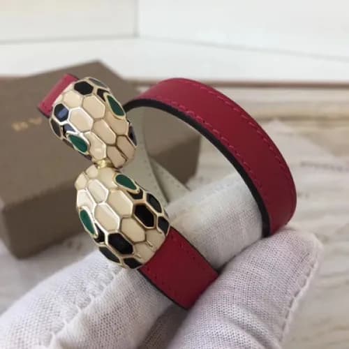BULGARI Gold Bangle - 불가리 여성용 팔지18k 도금 레드 팔찌 BUL… - 1