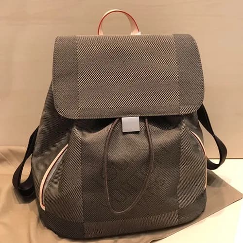Louis Vuitton 2019 Damier Geant Canvas Back Pack,4… - 1