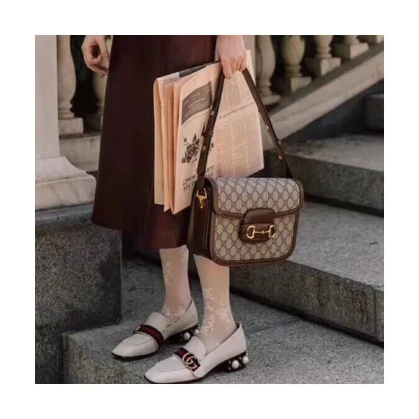 Gucci 2019 Horsebit Shoulder Bag,25CM - 구찌 2019 홀스… - 1
