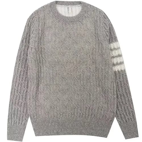 Thom Browne 2019 Wm/Mm Crew-neck Wool Sweater - 톰브… - 1