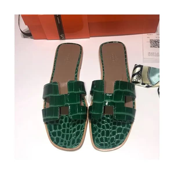 Hermes 2019 Ladies Oasis Leather Slipper - 에르메스 20… - 1