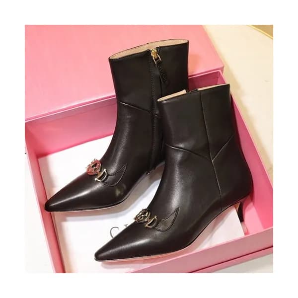 Gucci 2019 Ladies Leather Ankle Boots - 구찌 2019 여성… - 1