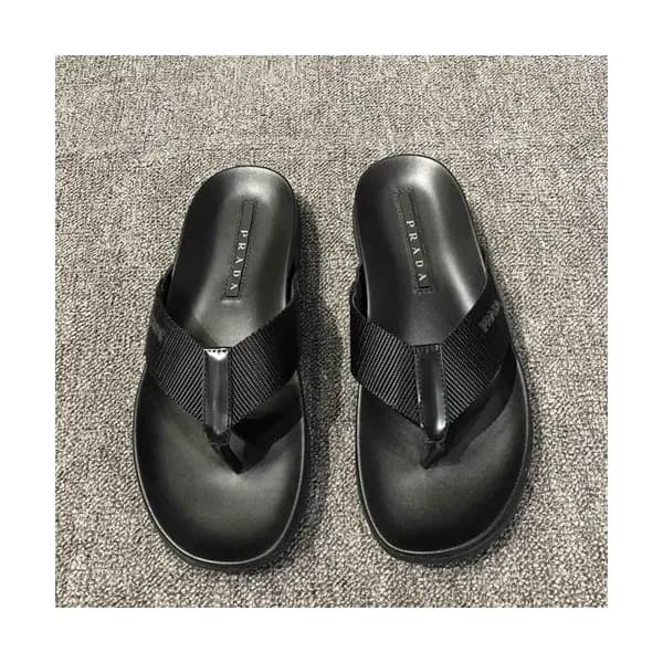 Prada 2019 Mens Leather Slipper - 프라다 2019 남성용 레더 … - 1