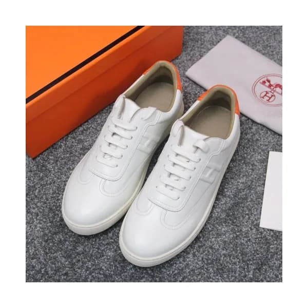 Hermes 2019 Mm / Wm Leather Sneakers - 에르메스 2019 남… - 1