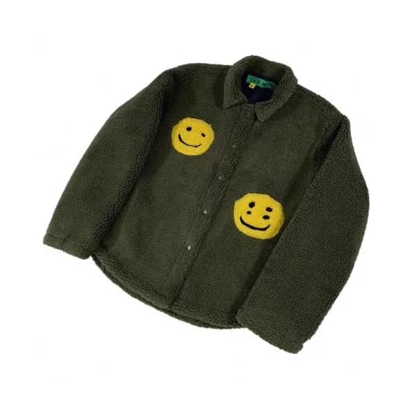Kanye west 2019 Mm/Wm Smile Flannel Jacket - 카니예 웨… - 1