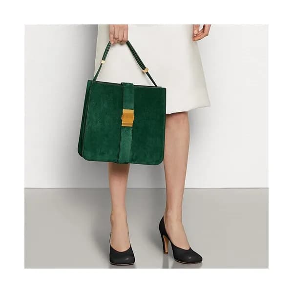 Bottega Veneta 2019 Marie Suede Shoulder Bag,30cm … - 1