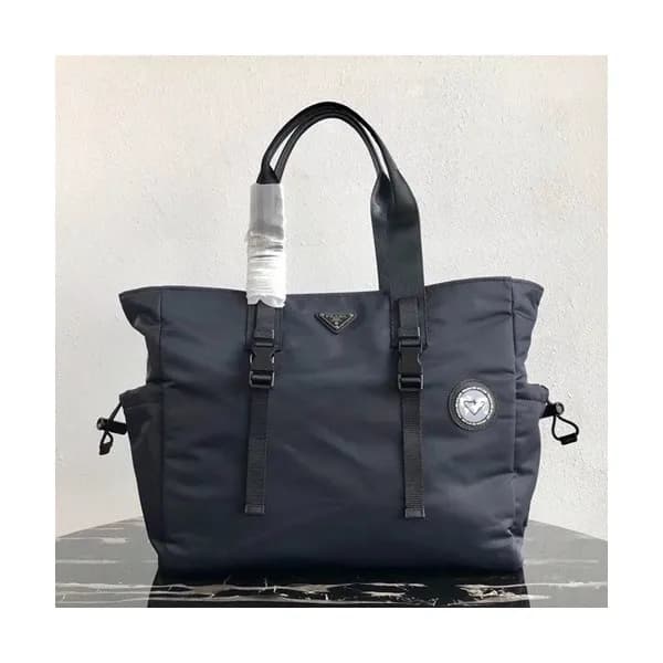 Prada 2019 Nylon Tote Shoulder Shopper Bag,40CM - … - 1