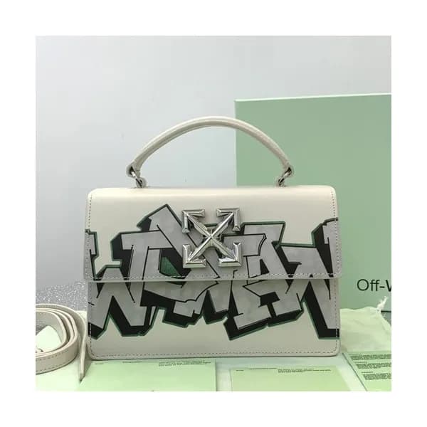 Off White 2019 Leather Tote Shoulder Bag,21.5cm - … - 1