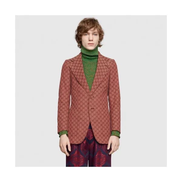 Gucci 2019 Mm/Wm Modern Casual Cotton Suit Jacket … - 1