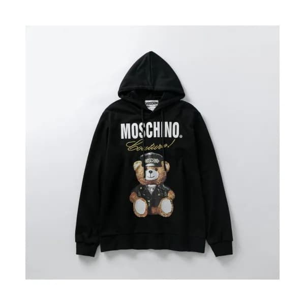 Moschino 2019 Mm/Wm Logo Teddy Cotton Hood Tee - 모… - 1