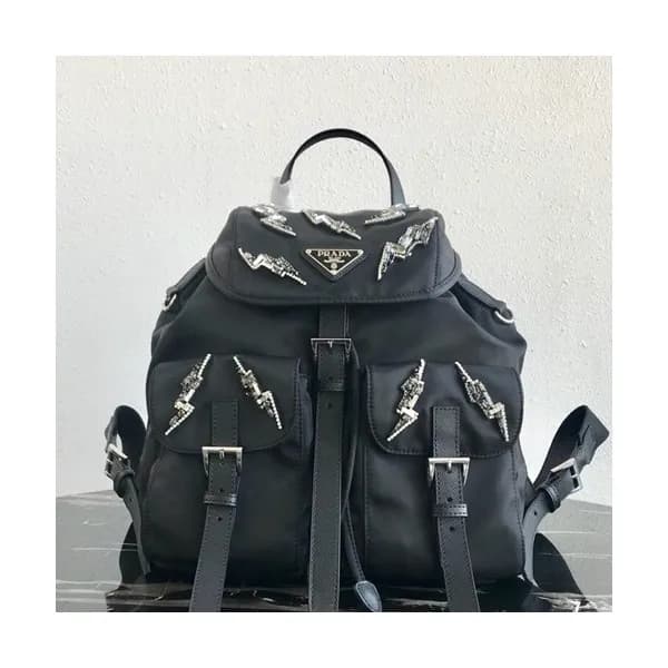 Prada 2019 Nylon Back Pack,30CM - 프라다 2019 여성용 나일론… - 1