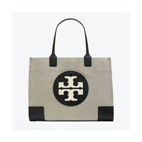 Tory Burch 2019 Linen Tote Shopper Bag,43.5cm - 토리… - 1