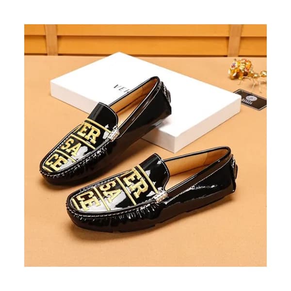 Versace 2019 Mens Leather Loafer - 베르사체 2019 남성용 … - 1