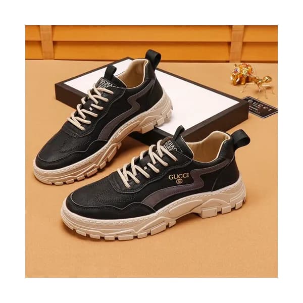 Gucci 2019 Mens Leather Sneakers - 구찌 2019 남성용 레더 … - 1