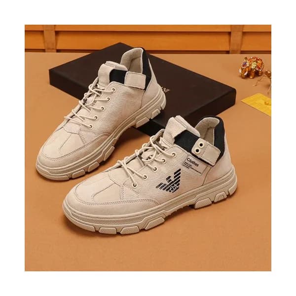 Armani 2019 Mens Leather Sneakers - 알마니 2019 남성용 … - 1