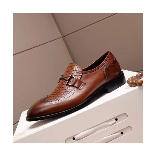 Ferragamo 2019 Mens Leather Shoes - 페라가모 2019 남성용 … - 1