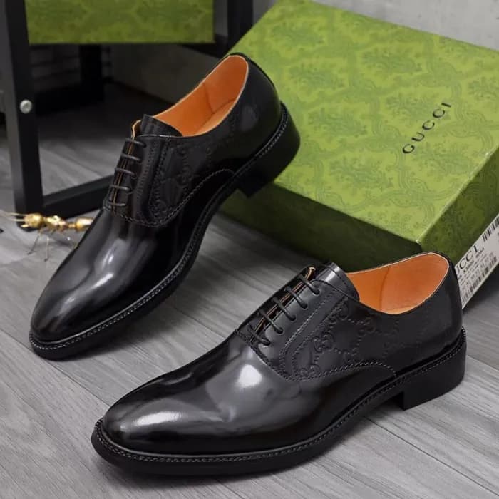 Gucci 2022 Mens Leather Oxford Shoes - 구찌 2022 남성… - 1