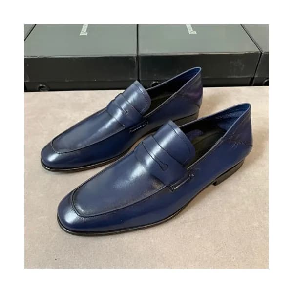 Ermenegildo Zegna 2020 Mens Leather Loafer - 에르메넬… - 1