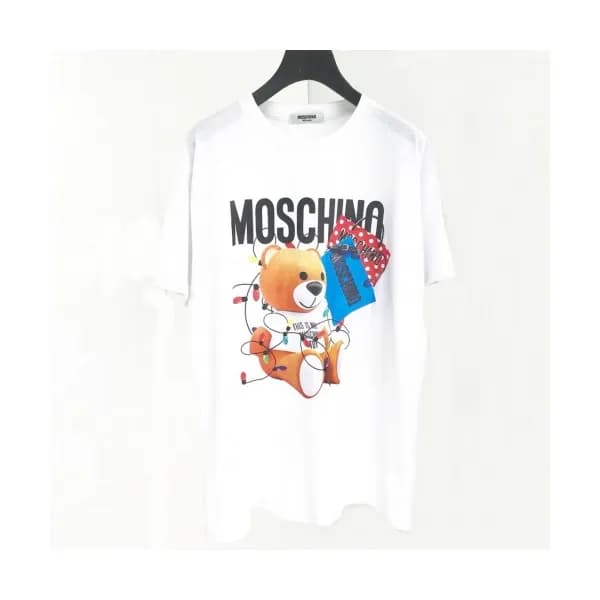 [모스키노]Moschino 2020 Mm/Wm Logo Cotton Short Sleeve… - 1