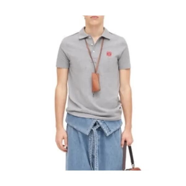 [로에베]Loewe 2020 Mens Business Logo Cotton Short Sl… - 1