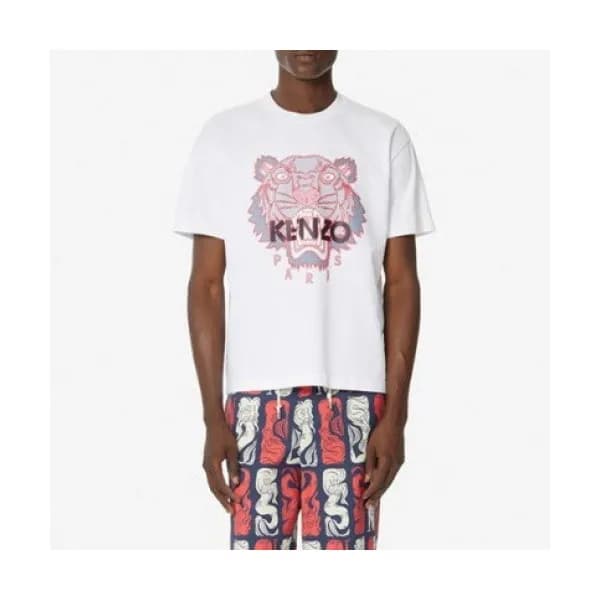 [겐조]Kenzo 2020 Mm/Wm Tiger Cotton Short Sleeved Ts… - 1