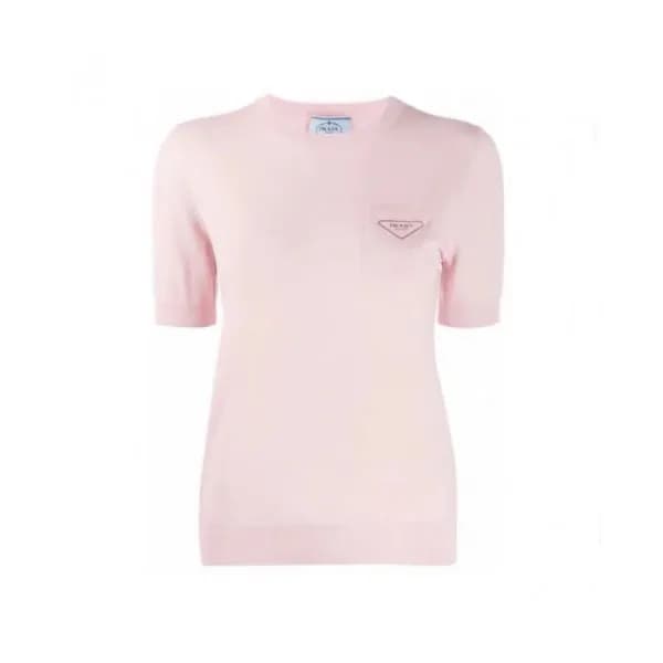 Prada Womens Basic Tshirts - 프라다 여성 베이직 반팔티 Pra102… - 1