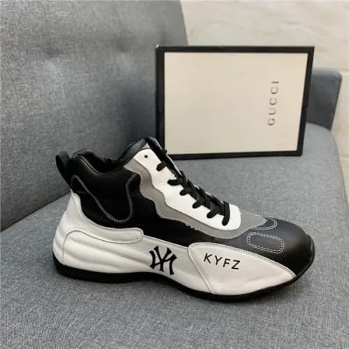Gucci 2020 Men's Leather Sneakers - 구찌 2020 남성… - 1
