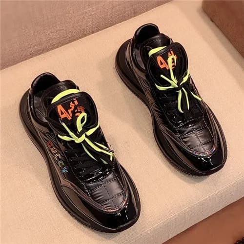 Gucci 2020 Men's Leather Sneakers - 구찌 2020 남성… - 1