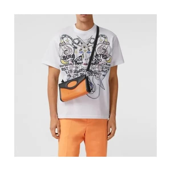 [버버리]Burberry 2021 Mm/Wm Logo Cotton Short Sleeved… - 1