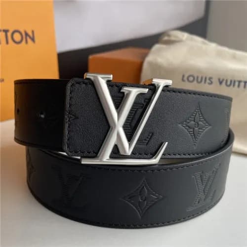 Louie Vuitton 2021 Men's Leather Belt,4.0cm,LO… - 1