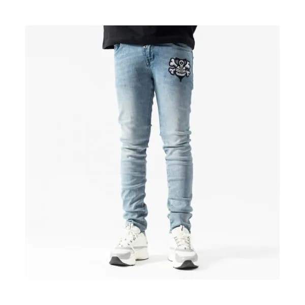 Dior Mens Logo Classic Denim Jeans Blue - 디올 2021… - 1