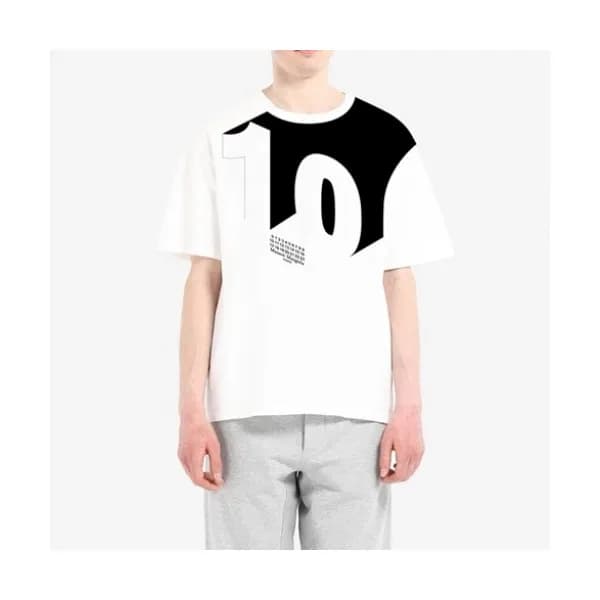 Maison margiela Mm/Wm Deserve Printing Cotton Sho… - 1
