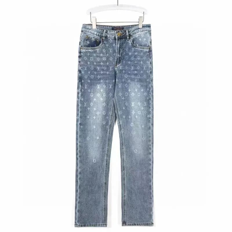 Louis vuitton Mens Monogram Casual Pants Blue - 루… - 1