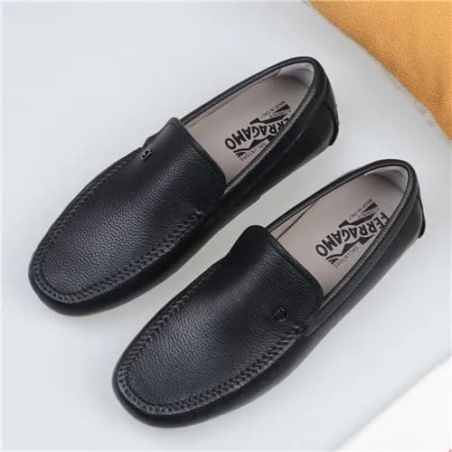 Salvatore Ferragamo 2021 Men's Leather Loafer,… - 1