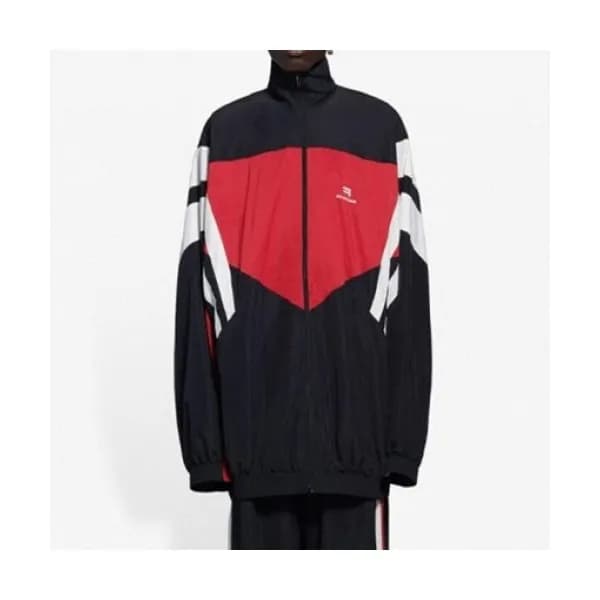 Balenciaga Mens Logo Casual Jackets Black - 발렌시아가… - 1