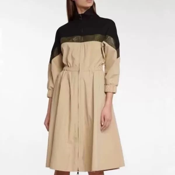 몽클레어 여성 미니멀 베이지 자켓 - Ladys Beige Jackets - moc0246… - 1