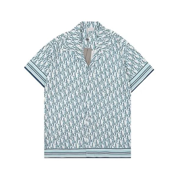 디올 남성 트렌디 블루 반팔티 - Mens Blue Tshirts - dio01740x - 1