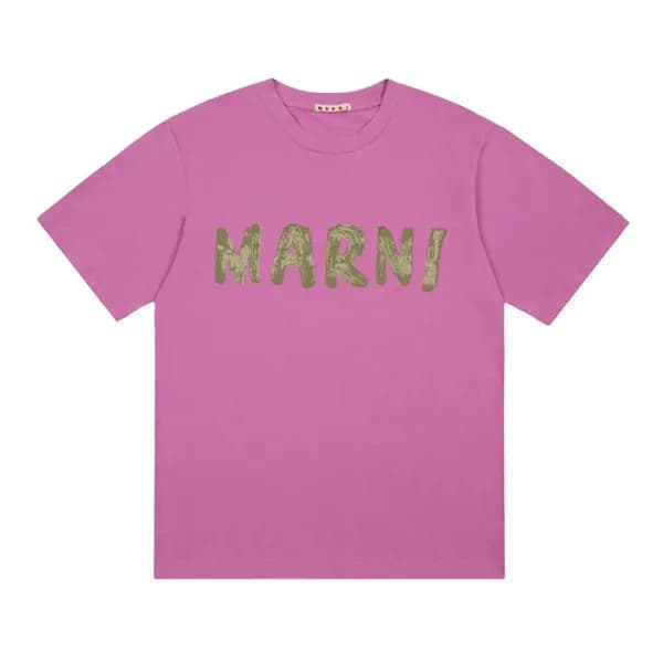 마르니 남성 클래식 핑크 반팔티 - Marni Mens Pink Tshirts - Mar0… - 1