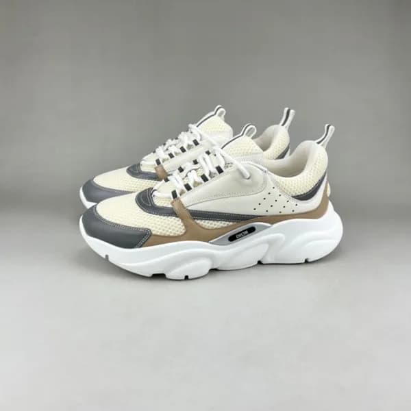 디올 남성 캐쥬얼 아이보리 스니커즈 - Mens Ivory Sneakers - dio019… - 1