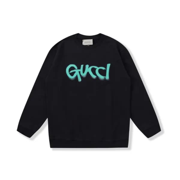 구찌 남성 캐쥬얼 블랙 맨투맨 - Gucci Mens Black Tshirts - Guc0… - 1