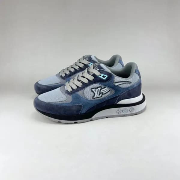 루이비통 남성 네이비 스니커즈 - Louis vuitton Mens Navy Sneaker… - 1
