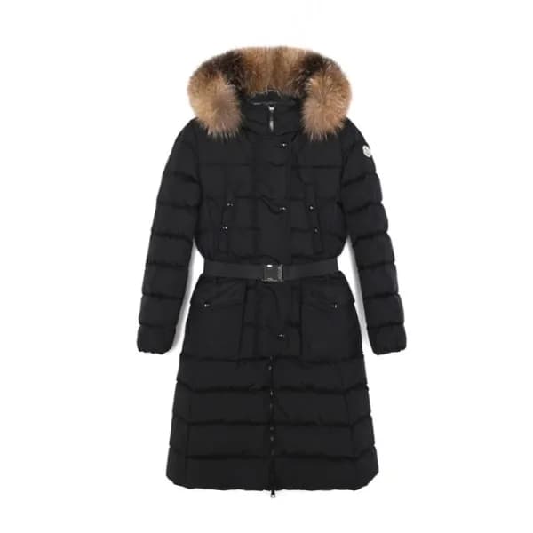 몽클레어 여성 구스다운 블랙 롱패딩 - Moncler Womens Black Padding… - 1