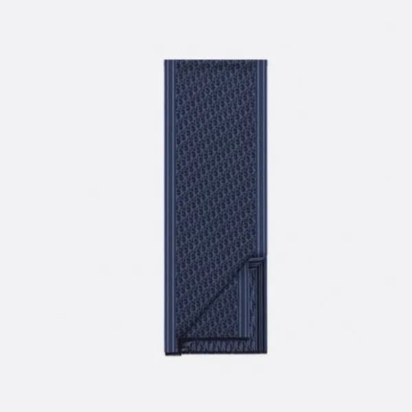 디올 남성 네이비 머플러 - Dior Mens Navy Muffler - di166x - 1