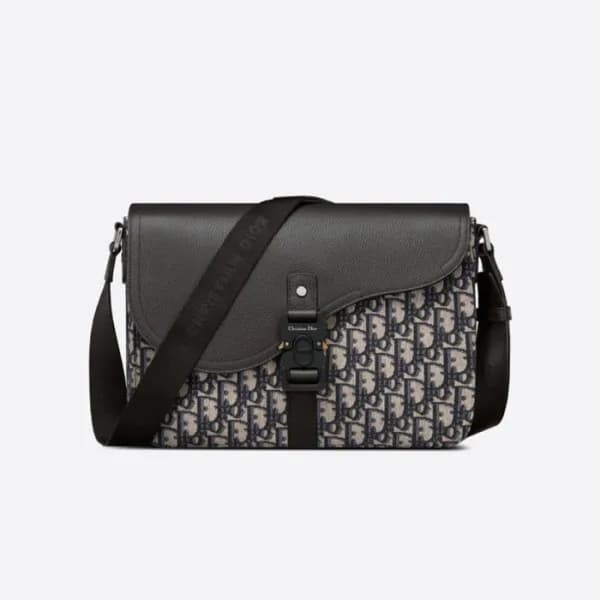 디올 남성 블랙 크로스백 - Dior Mens Black Cross Bag - di227x - 1