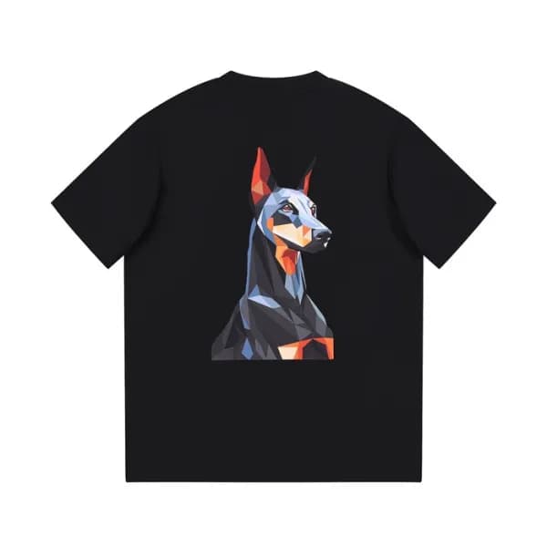 지방시 남성 크루넥 블랙 반팔티 - Givenchy Mens Black Short Slee… - 1