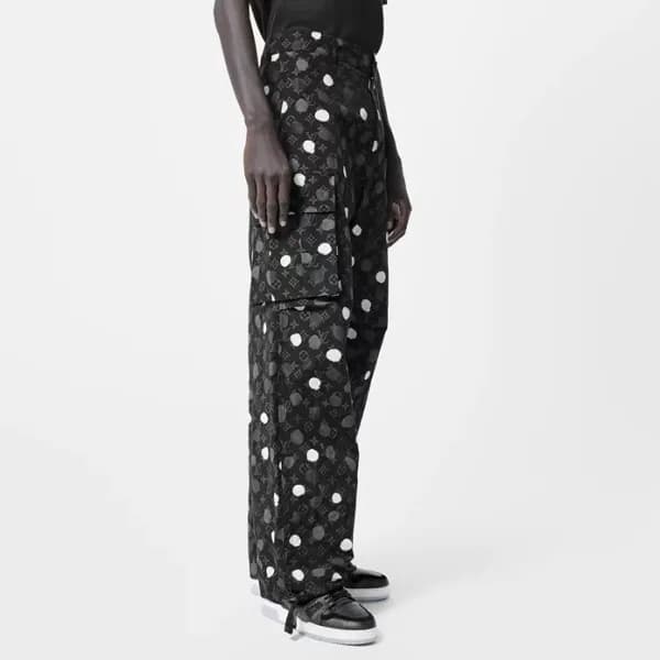 루이비통 남성 캐쥬얼 블랙 팬츠 - Louis vuitton Mens Black Pants… - 1