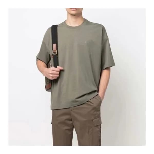 제냐 남성 그레이 크루넥 반팔티 - Zegna Mens Gray Tshirts - ze66… - 1